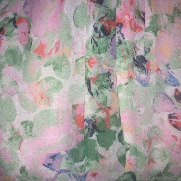 ASTR Womens Floral Sleeveless Trapeze Swing Dress Size Small Halter Summer - Picture 3 of 6